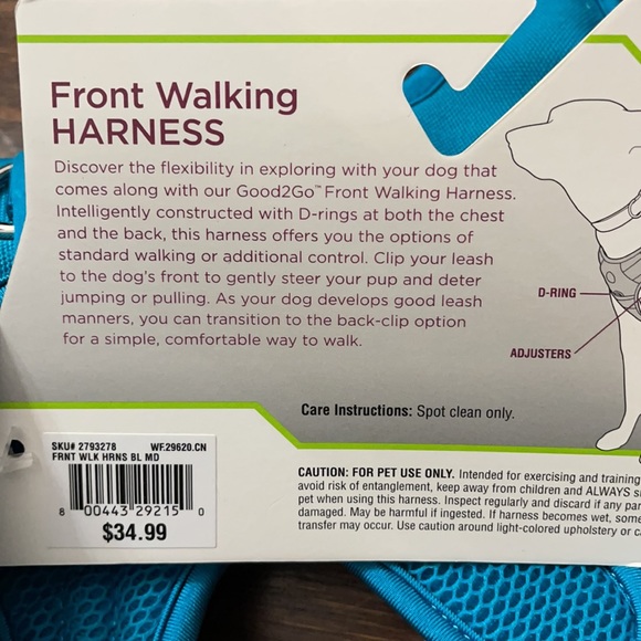 Good2Go Front Walking Harness Sm Med & Lg NWT PROCEEDS TO DOG/CAT RESCUE🐶🐈❤️ - Picture 8 of 14